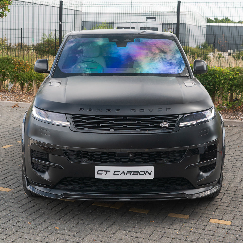 CT CARBON RANGE ROVER SPORT L461 2023+ CARBON FIBRE FRONT BUMPER TRIM - CT DESIGN | HOMOLOGATION IN PROCESS
