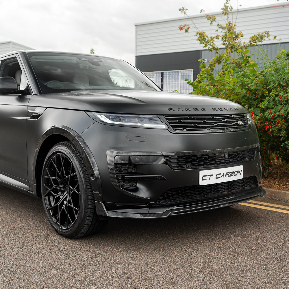 CT CARBON RANGE ROVER SPORT L461 2023+ CARBON FIBRE SPLITTER - CT DESIGN | HOMOLOGATION IN PROCESS