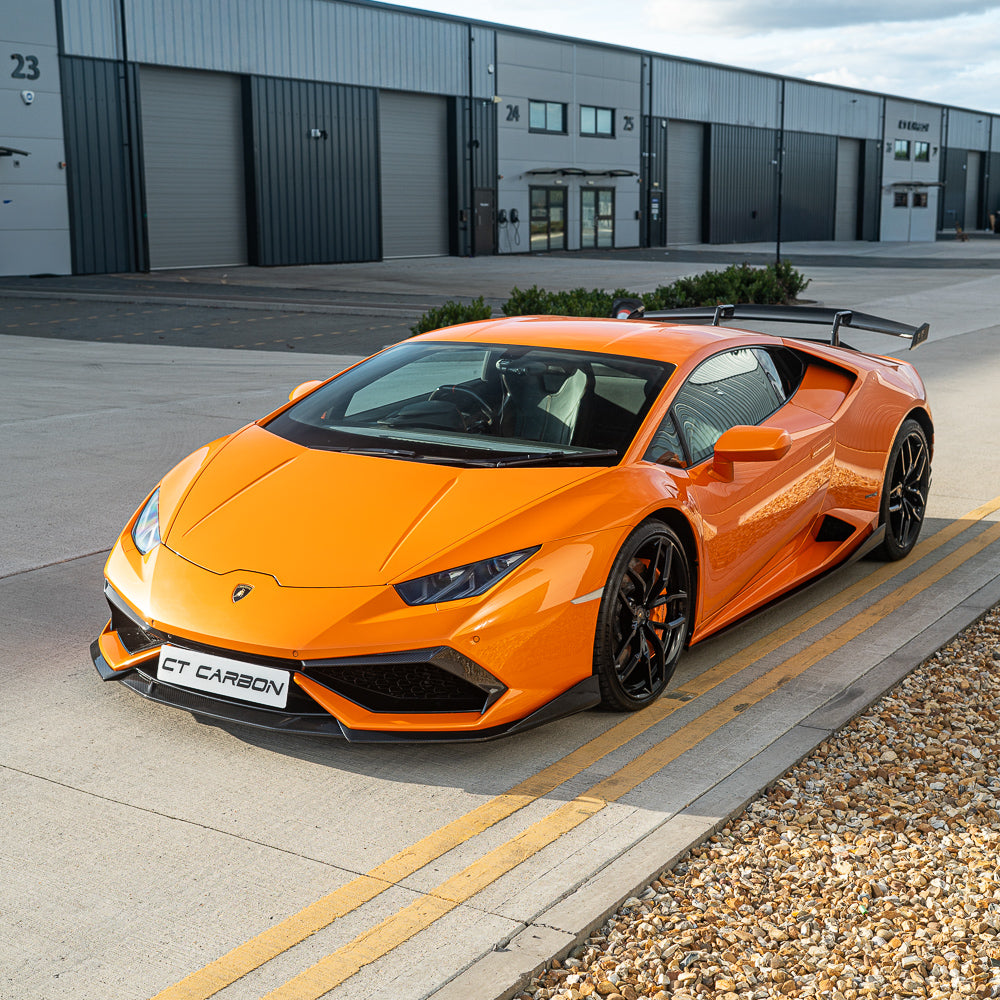 CT CARBON LAMBORGHINI HURACAN LP-610 CARBON FIBRE SPLITTER - CT DESIGN | HOMOLOGATION IN PROCESS