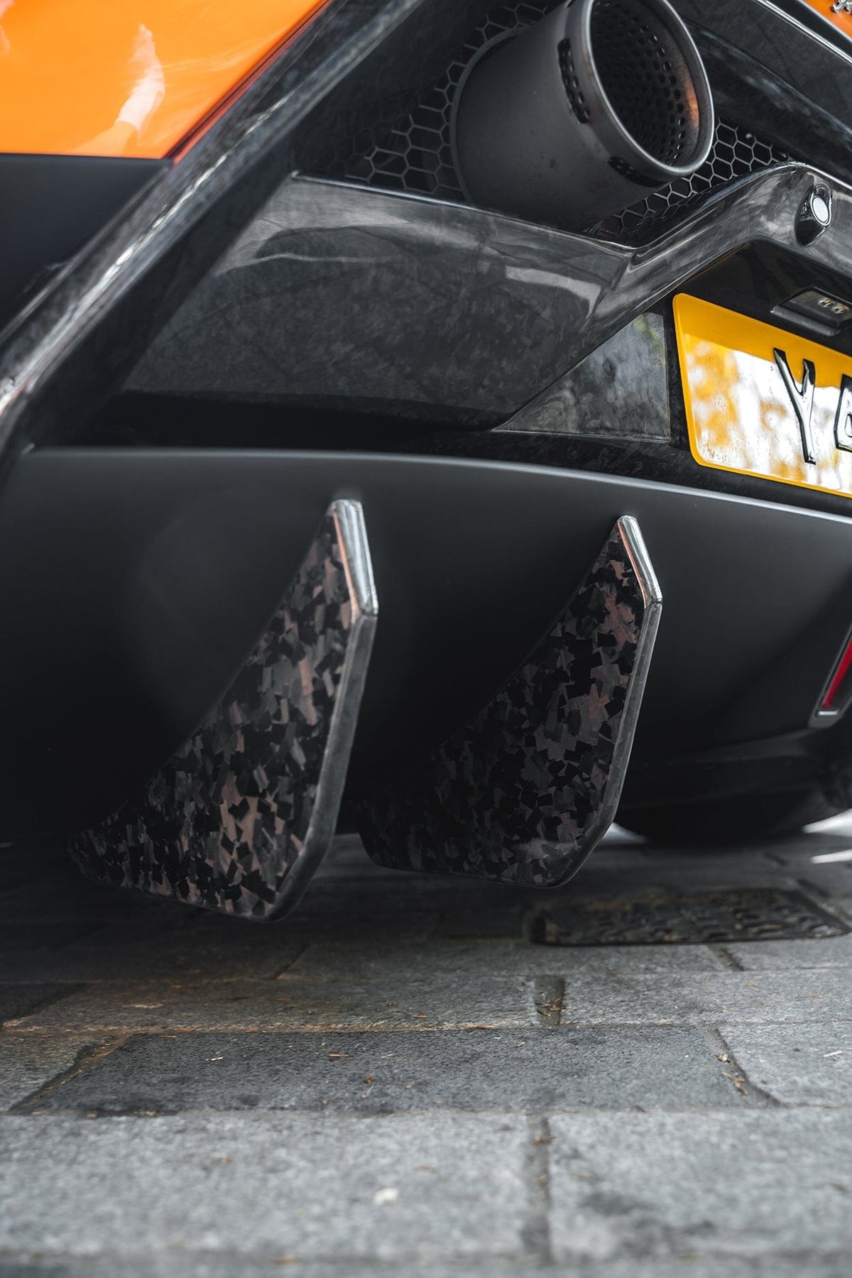 CT CARBON LAMBORGHINI HURACAN PERFORMANTE DIFFUSER EXTENSIONS - CT DESIGN | SWISS HOMOLOGATED