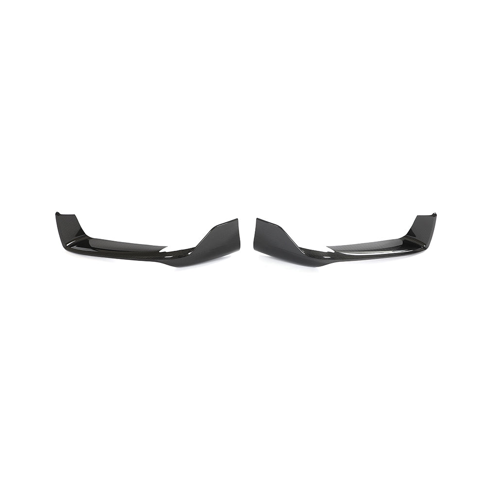 CT CARBON PORSCHE 992 CARRERA 2018-2024 CARBON FIBRE CORNER SPLITTERS | HOMOLOGATION IN PROCESS