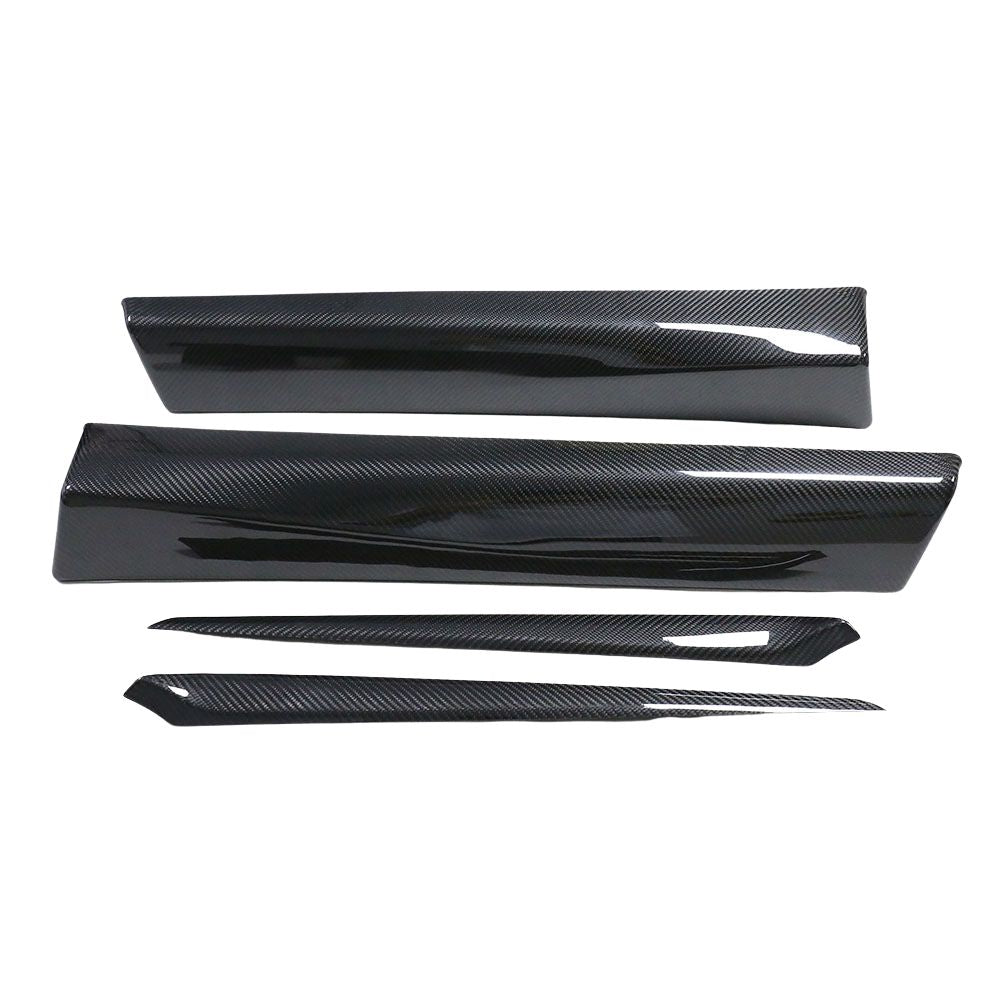 CT CARBON TESLA MODEL 3 FACELIFT 2023+ CARBON FIBRE INTERIOR DOOR PANEL TRIM ADD ON | NO HOMOLOGATION