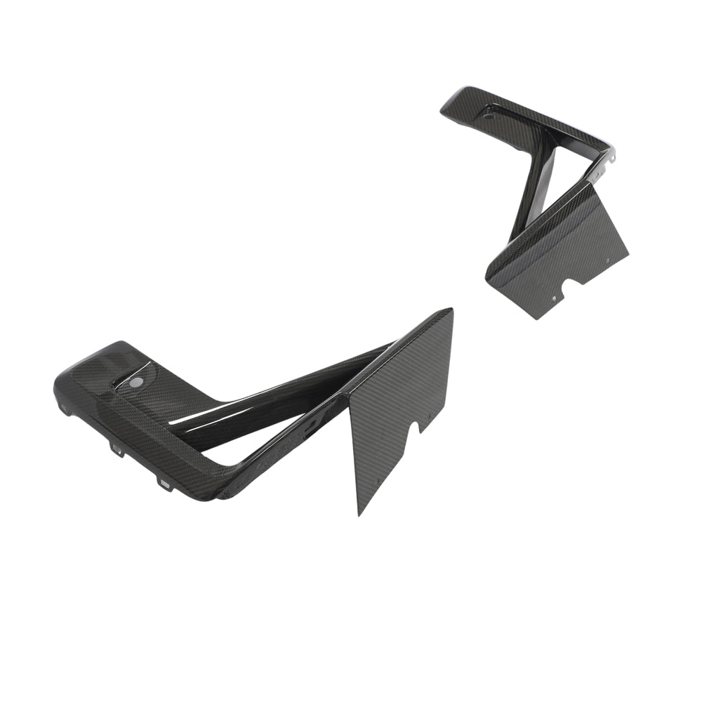 CT CARBON BMW X3M/X4M F97/F98 LCI 2022+ CARBON FIBRE FRONT BUMPER TRIM | SWISS HOMOLOGATED
