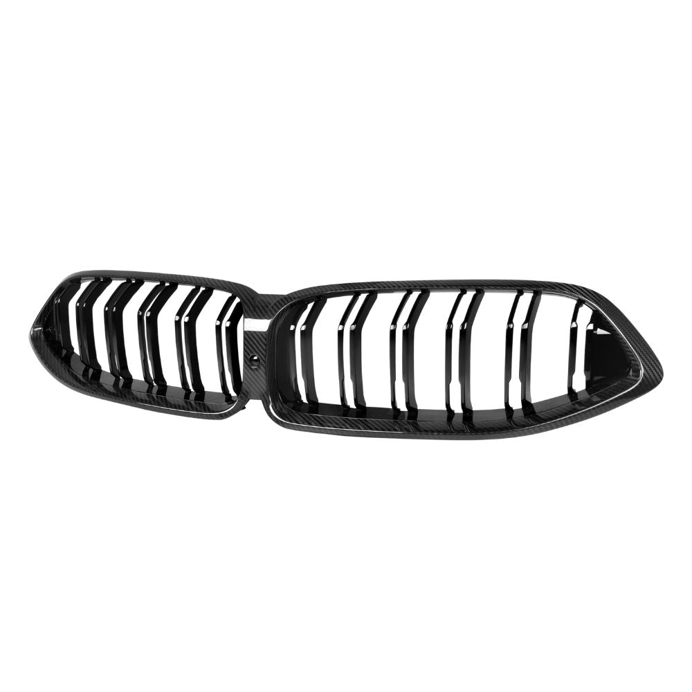 CT CARBON BMW 8 SERIES G14/G15/G16 2018-2023 CARBON FIBRE DOUBLE SLAT GRILLE | HOMOLOGATION IN PROCESS