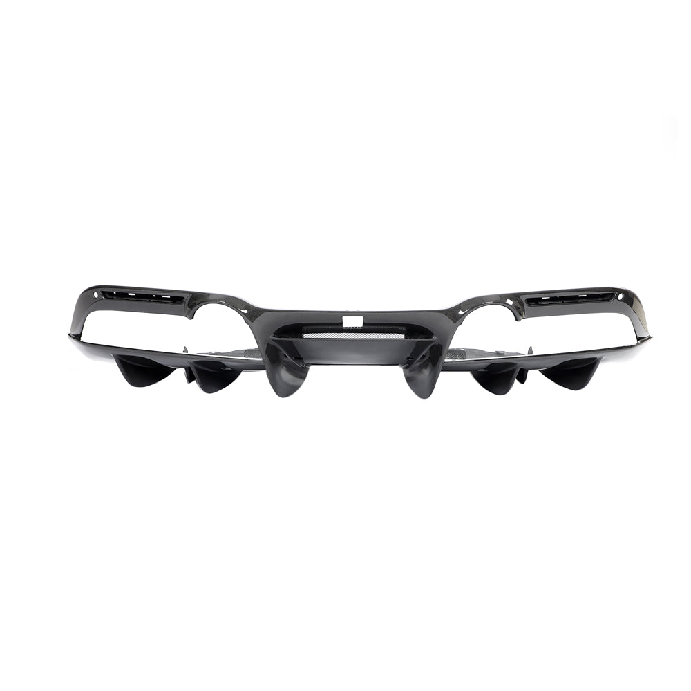 CT CARBON FERRARI F8 2019-2023 CARBON FIBRE DIFFUSER | SWISS HOMOLOGATED