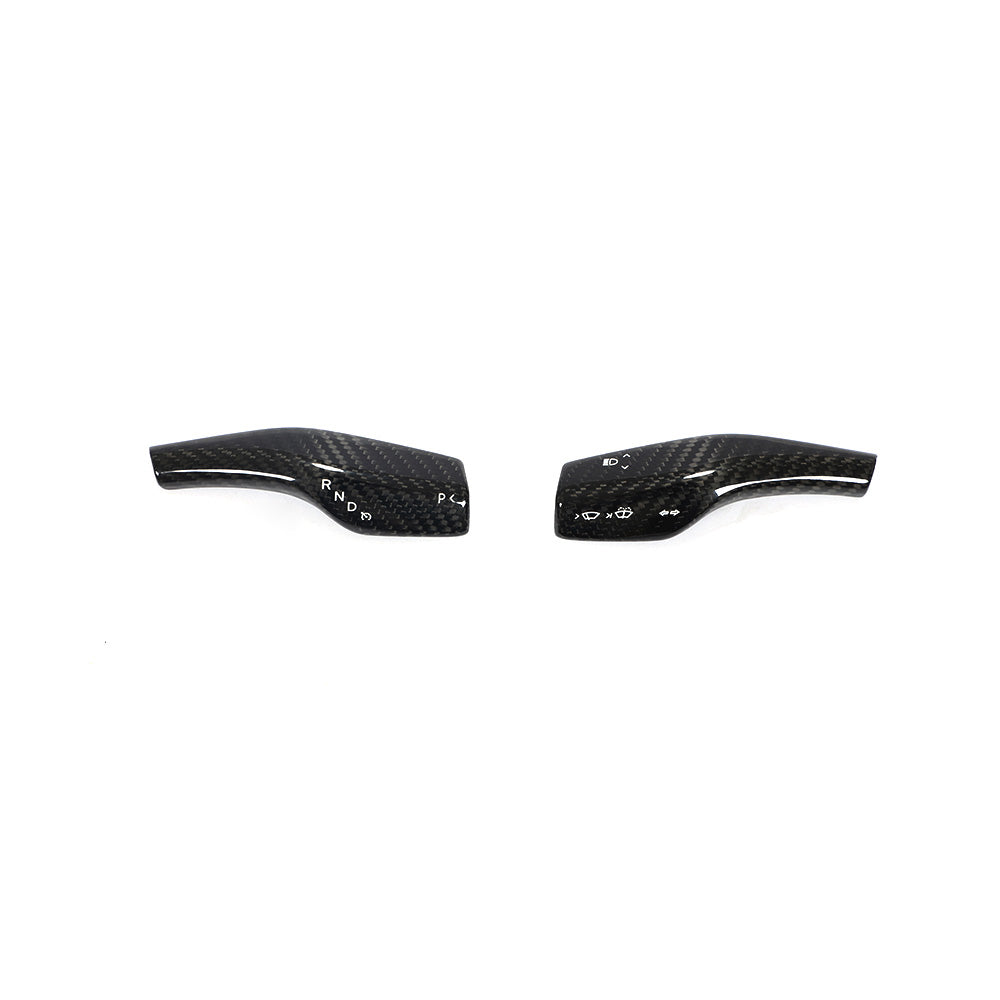CT CARBON TESLA MODEL 3 & Y 2017+ CARBON FIBRE STALK COVER | NO HOMOLOGATION