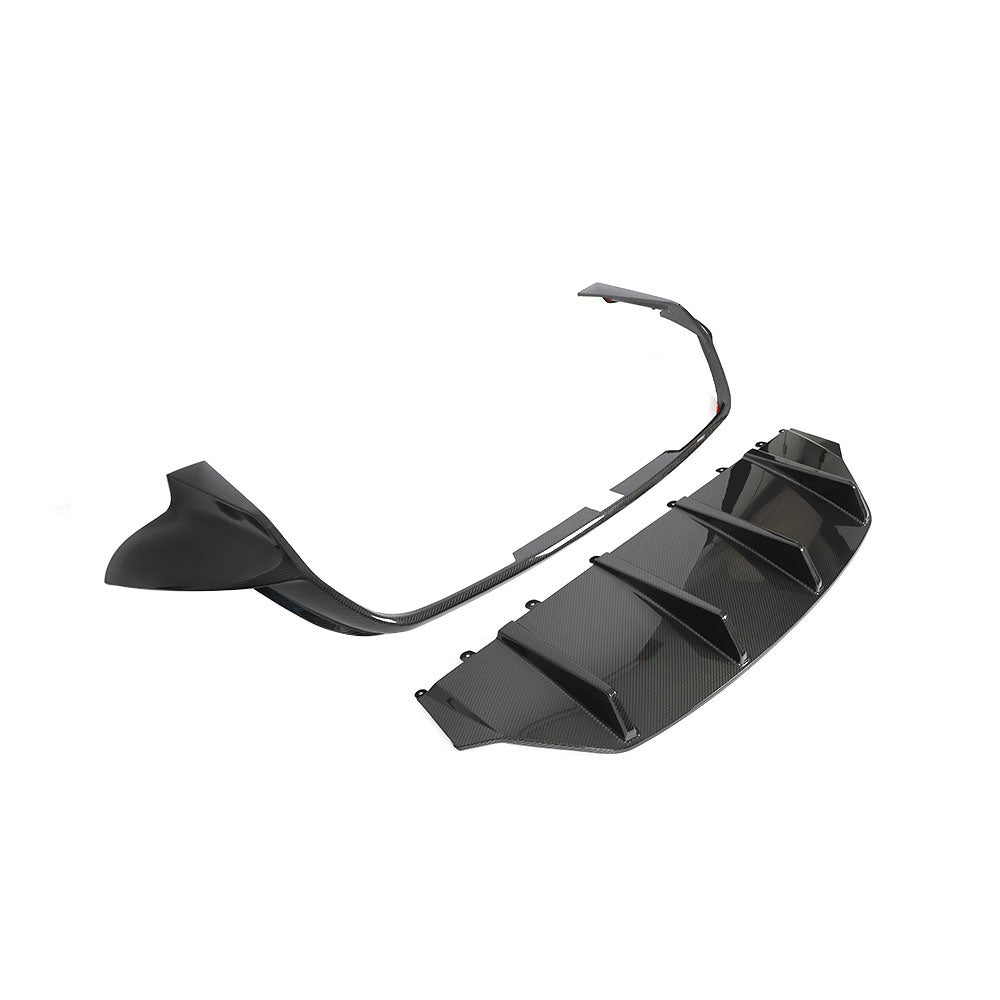 CT CARBON PORSCHE TAYCAN 2020-2024 CARBON FIBRE DIFFUSER | SWISS HOMOLOGATED