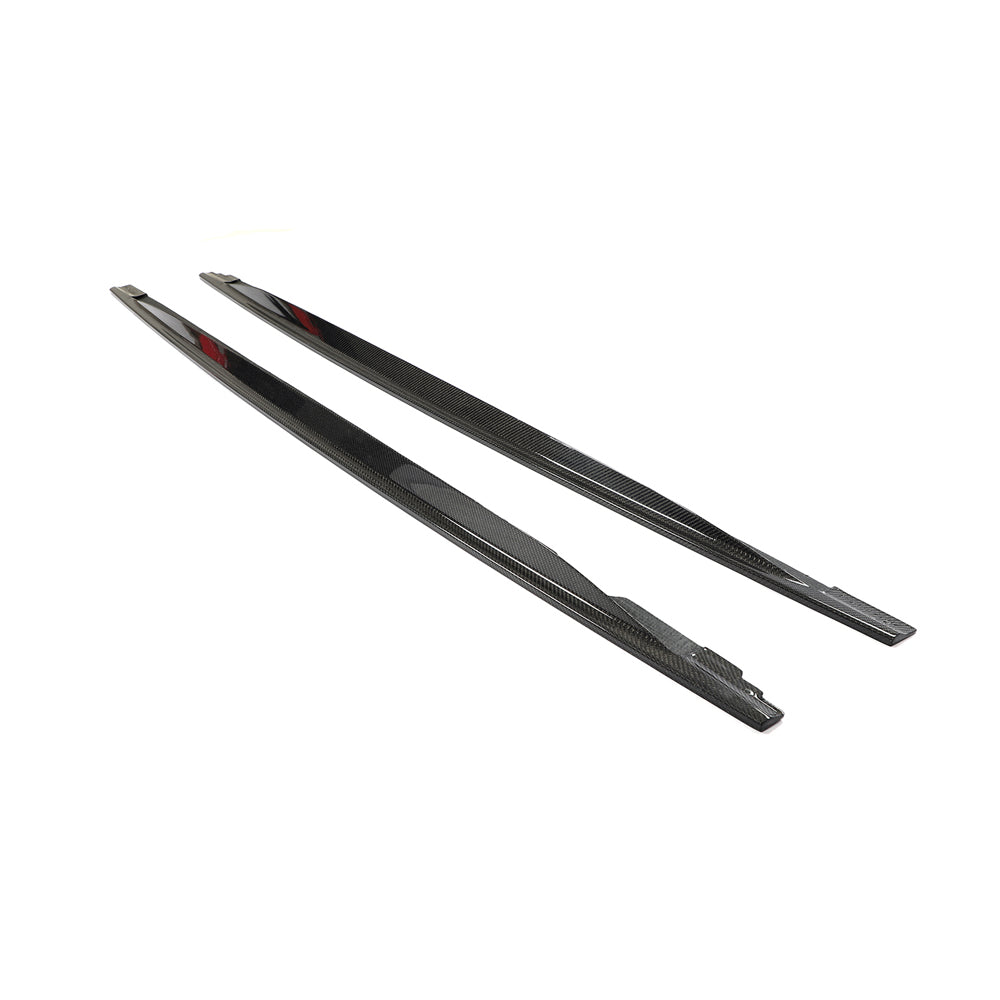 CT CARBON VW GOLF MK8/MK8.5 R 2020+ CARBON FIBRE SIDE SKIRTS - V2 | SWISS HOMOLOGATED