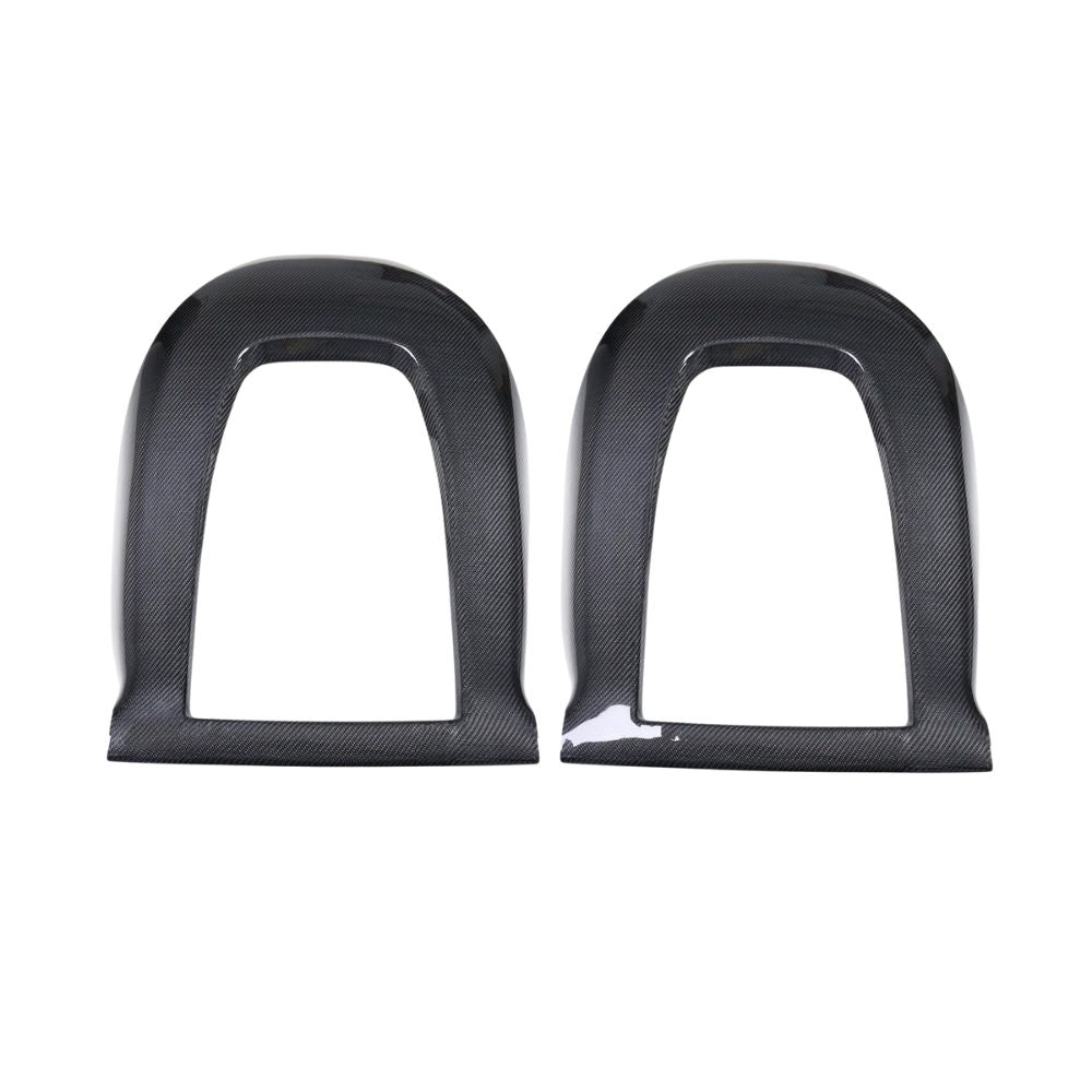 CT CARBON TESLA MODEL 3 2017-2023 CARBON FIBRE SEAT BACK COVERS | NO HOMOLOGATION