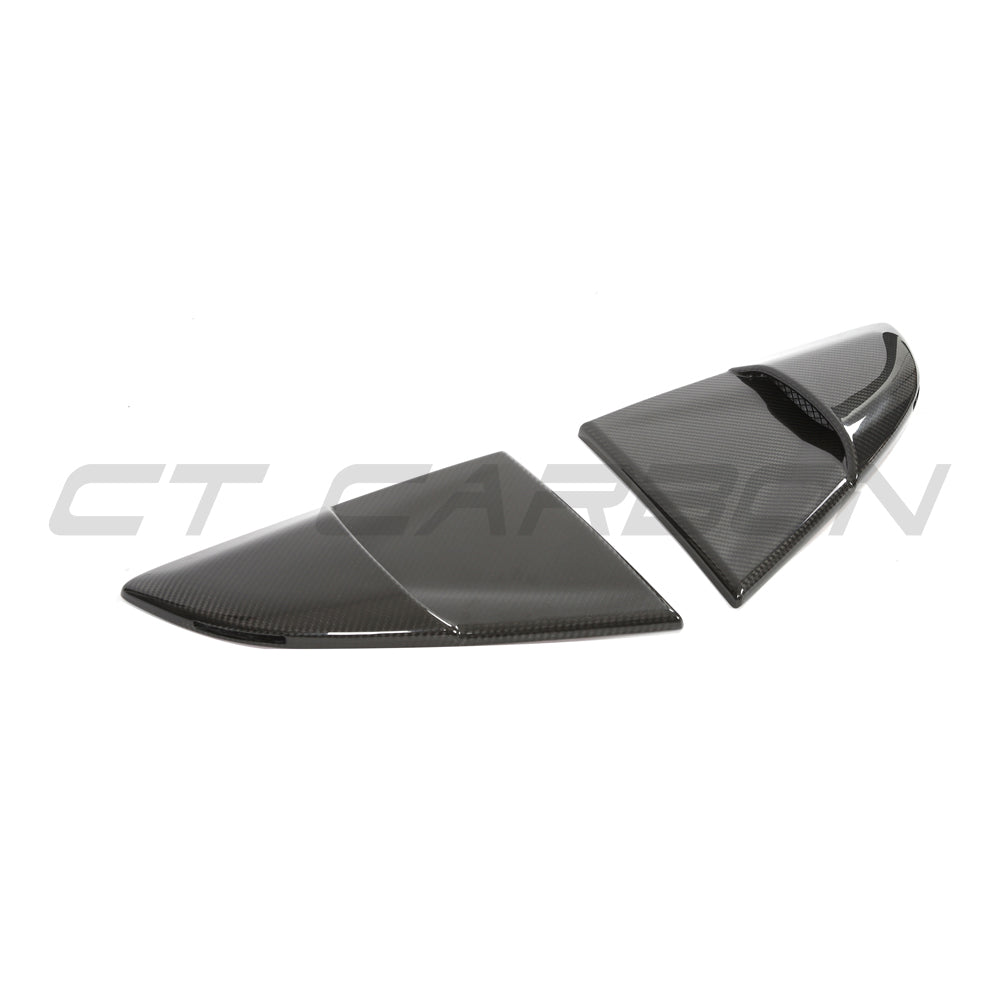 CT CARBON PORSCHE 718 2016+ CAYMAN CARBON FIBRE REAR WINDOW COVER | SWISS HOMOLOGATED