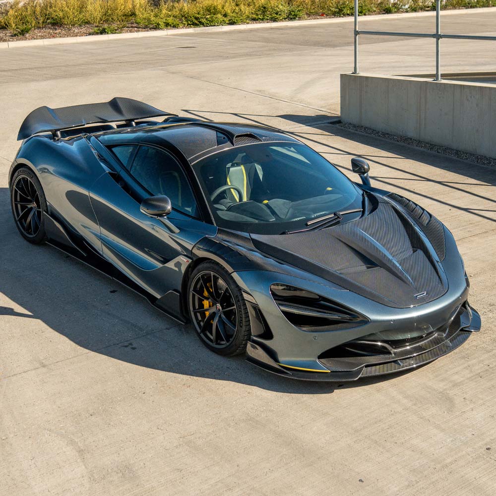 CT CARBON MCLAREN 720S CARBON FIBRE ROOF SCOOP - CT DESIGN | SWISS HOMOLOGATED