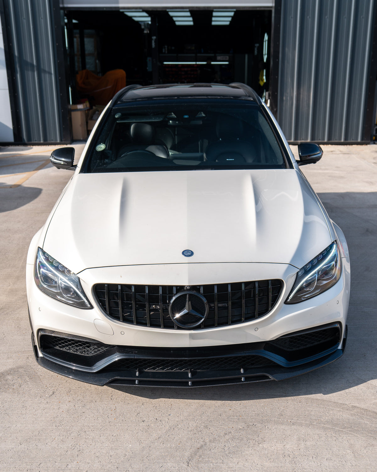CT CARBON MERCEDES C63 W205 SALOON/ESTATE CARBON FIBRE SPLITTER - V1 | HOMOLOGATION IN PROCESS