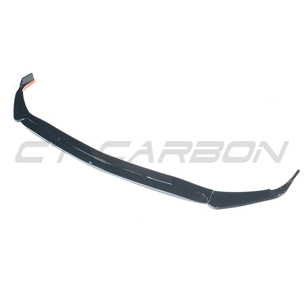 CT CARBON MERCEDES W206 2021+ C-CLASS GLOSS BLACK 3-PIECE SPLITTER - V1 | HOMOLOGATION IN PROCESS