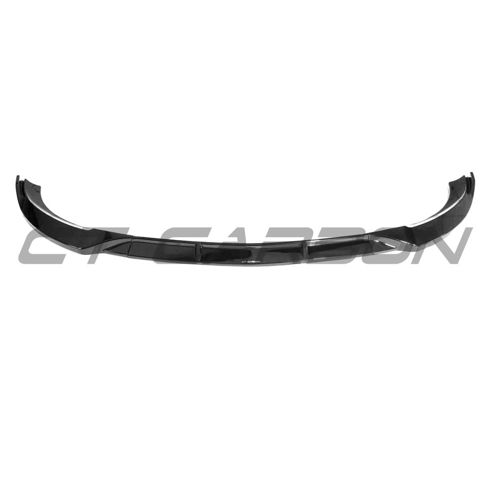 CT CARBON MERCEDES W213 & C238 2017-2020 E-CLASS GLOSS BLACK SPLITTER | HOMOLOGATION IN PROCESS