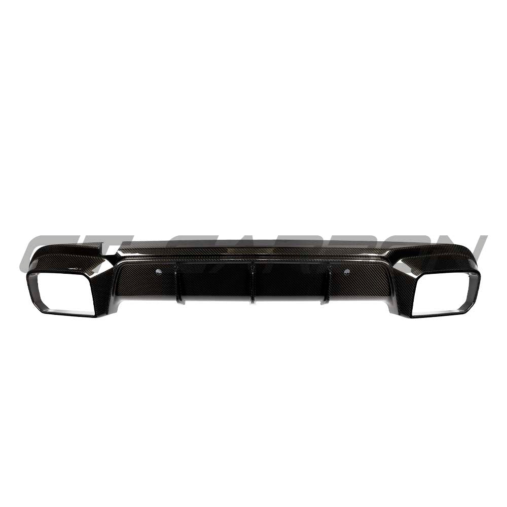 CT CARBON BMW F95/F96 X5M/X6M LCI 2023+ CARBON FIBRE DIFFUSER - CT DESIGN | SWISS HOMOLOGATED