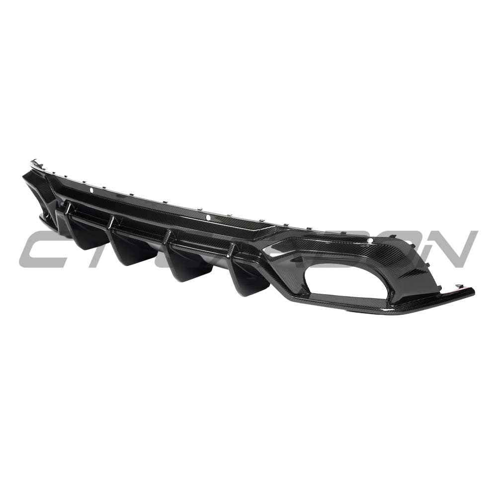 CT CARBON AUDI RSQ8 2025+ FACELIFT CARBON FIBRE DIFFUSER - CT DESIGN | SWISS HOMOLOGATED