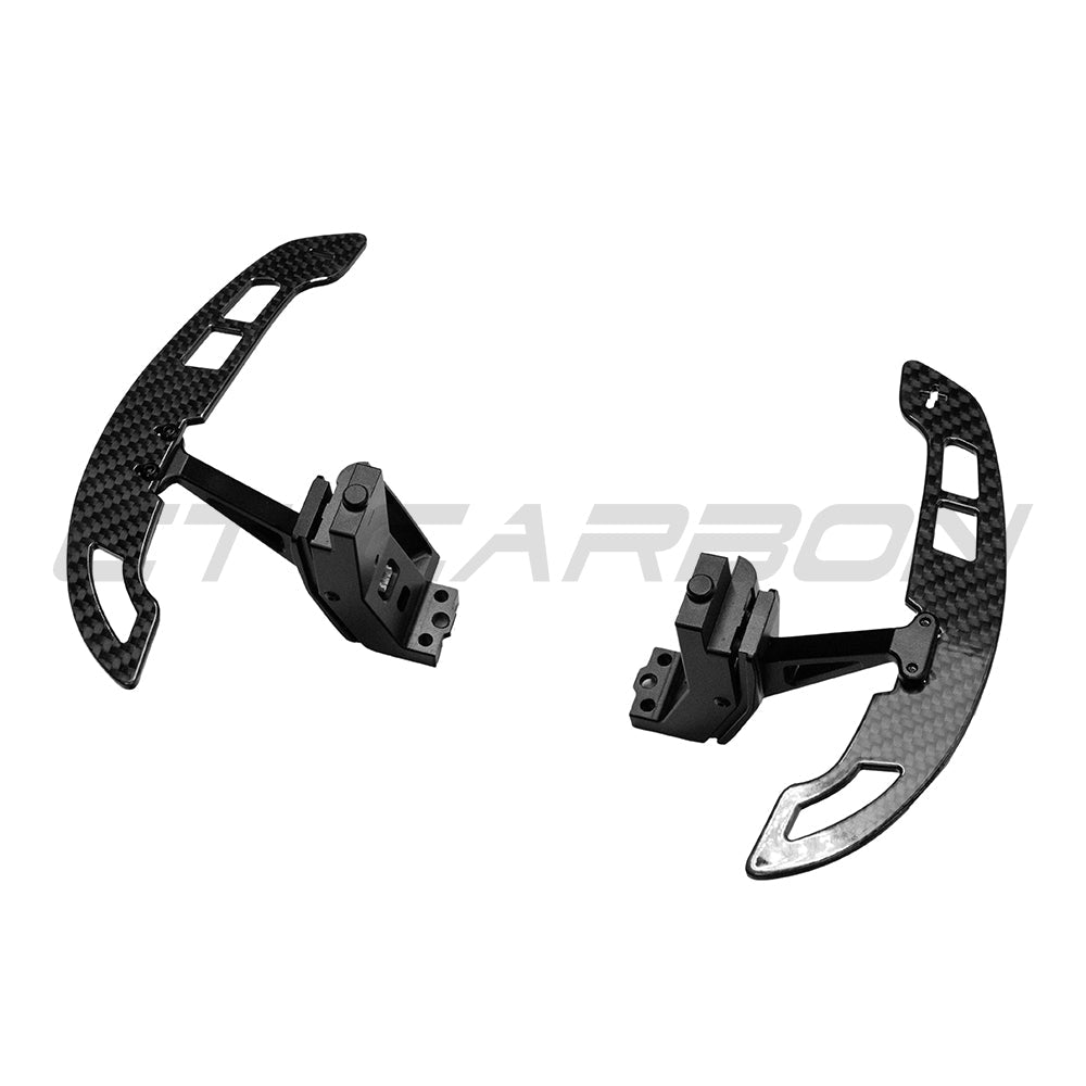 CT CARBON PORSCHE 911/CAYMAN/BOXSTER/CAYENNE/MACAN 2017+ MAGNETIC CARBON FIBRE PADDLES | NO HOMOLOGATION REQUIRED