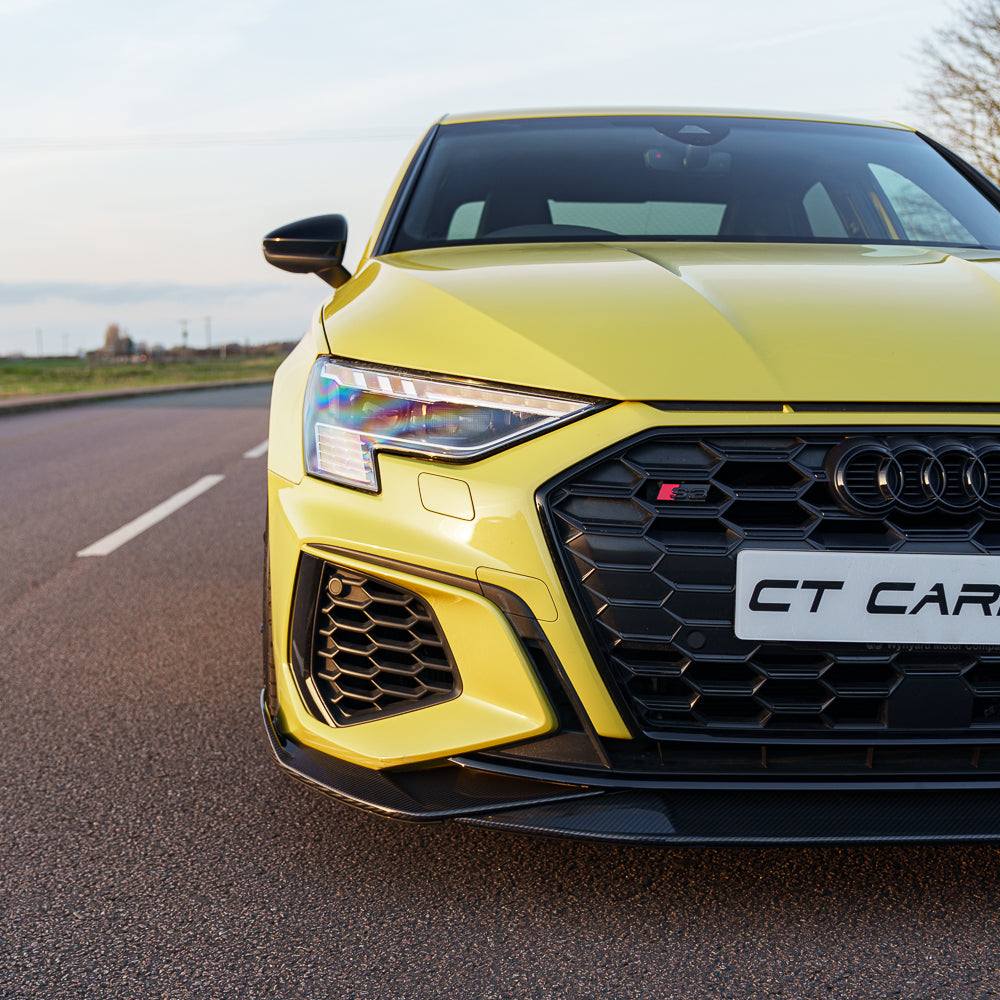 CT CARBON FRONT LIP AUDI A3/S3 8Y - CT DESIGN | PRE-HOMOLOGATION OFFER