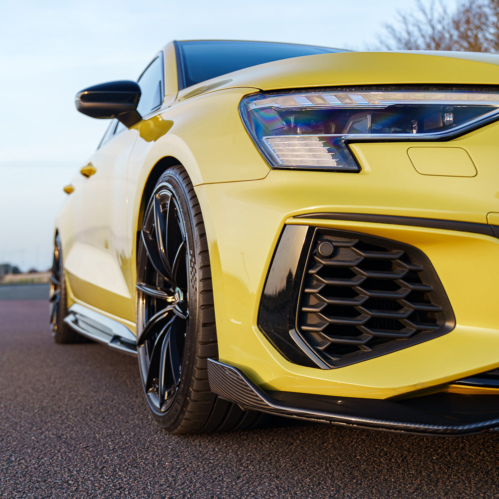 CT CARBON FRONT LIP AUDI A3/S3 8Y - CT DESIGN | PRE-HOMOLOGATION OFFER
