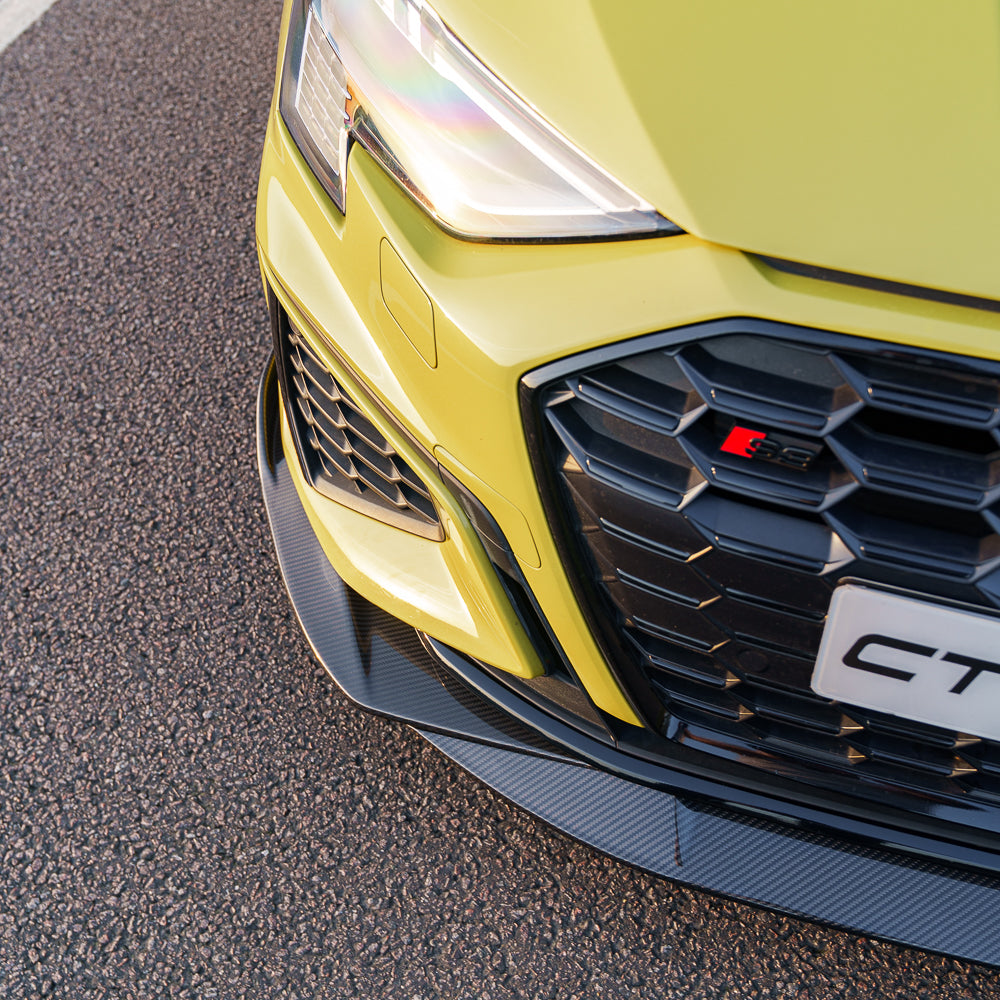 CT CARBON FRONT LIP AUDI A3/S3 8Y - CT DESIGN | PRE-HOMOLOGATION OFFER