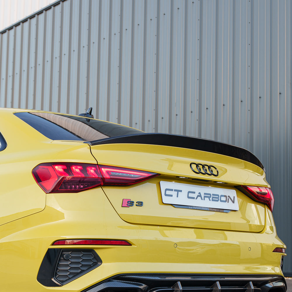 CT CARBON SPOILER AUDI A3/S3/RS3 8Y 22+ SALOON - CT V2 | SWISS HOMOLOGATED