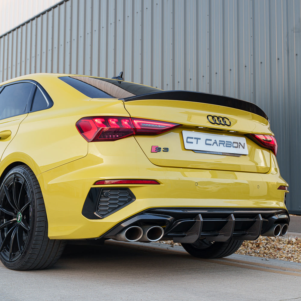 CT CARBON SPOILER AUDI A3/S3/RS3 8Y 22+ SALOON - CT V2 | SWISS HOMOLOGATED