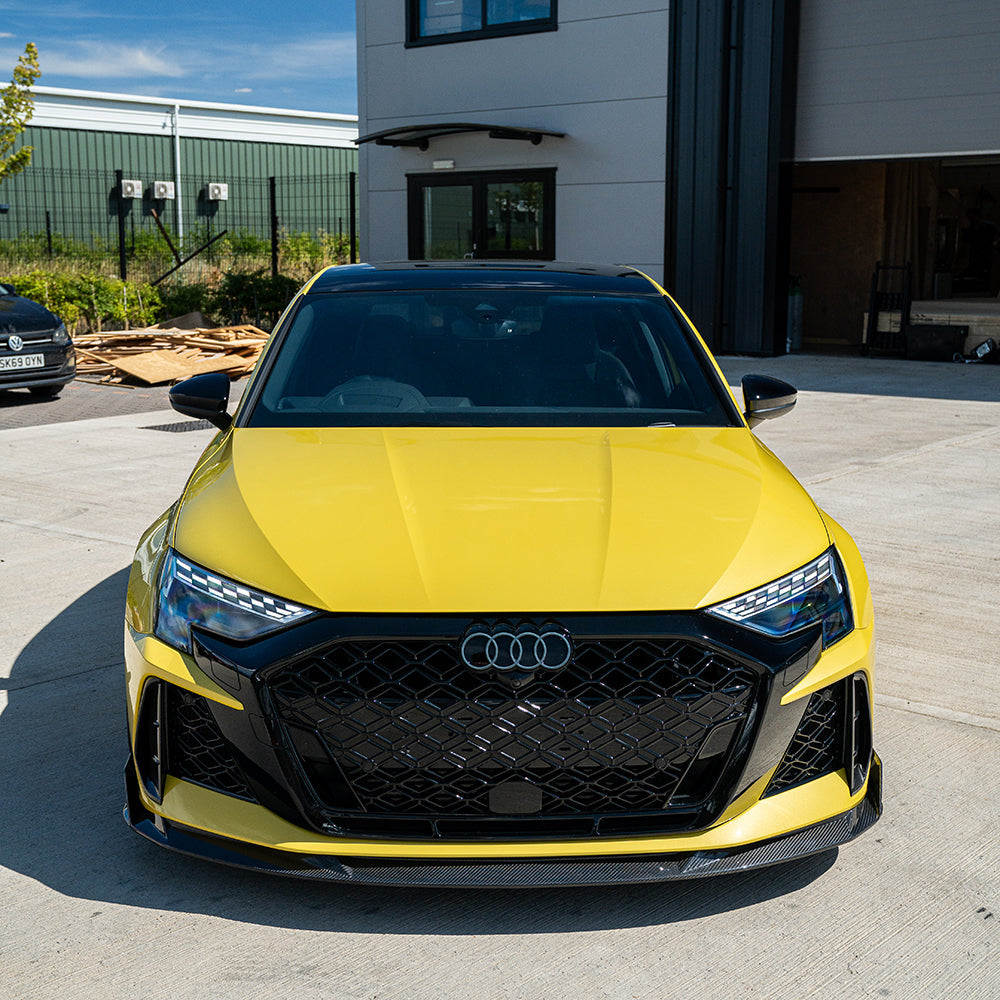 CT CARBON FRONT LIP AUDI RS3 25+ 8Y - CT DESIGN | SWISS HOMOLOGATED