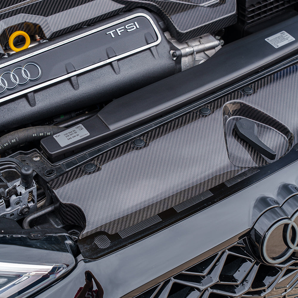 CT CARBON AUDI RS3 8Y 2020+ CARBON FIBRE ENGINE BAY SCUTTLE TRIM | NO HOMOLOGATION
