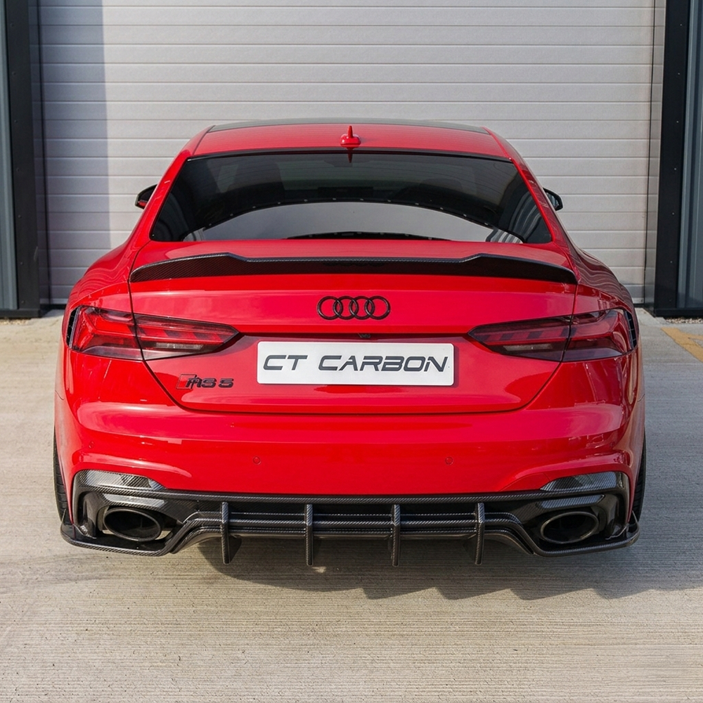 CT CARBON AUDI A5/S5/RS5 B9.5 COUPE 2016-2025 CARBON FIBRE SPOILER - CT DESIGN | SWISS HOMOLOGATED