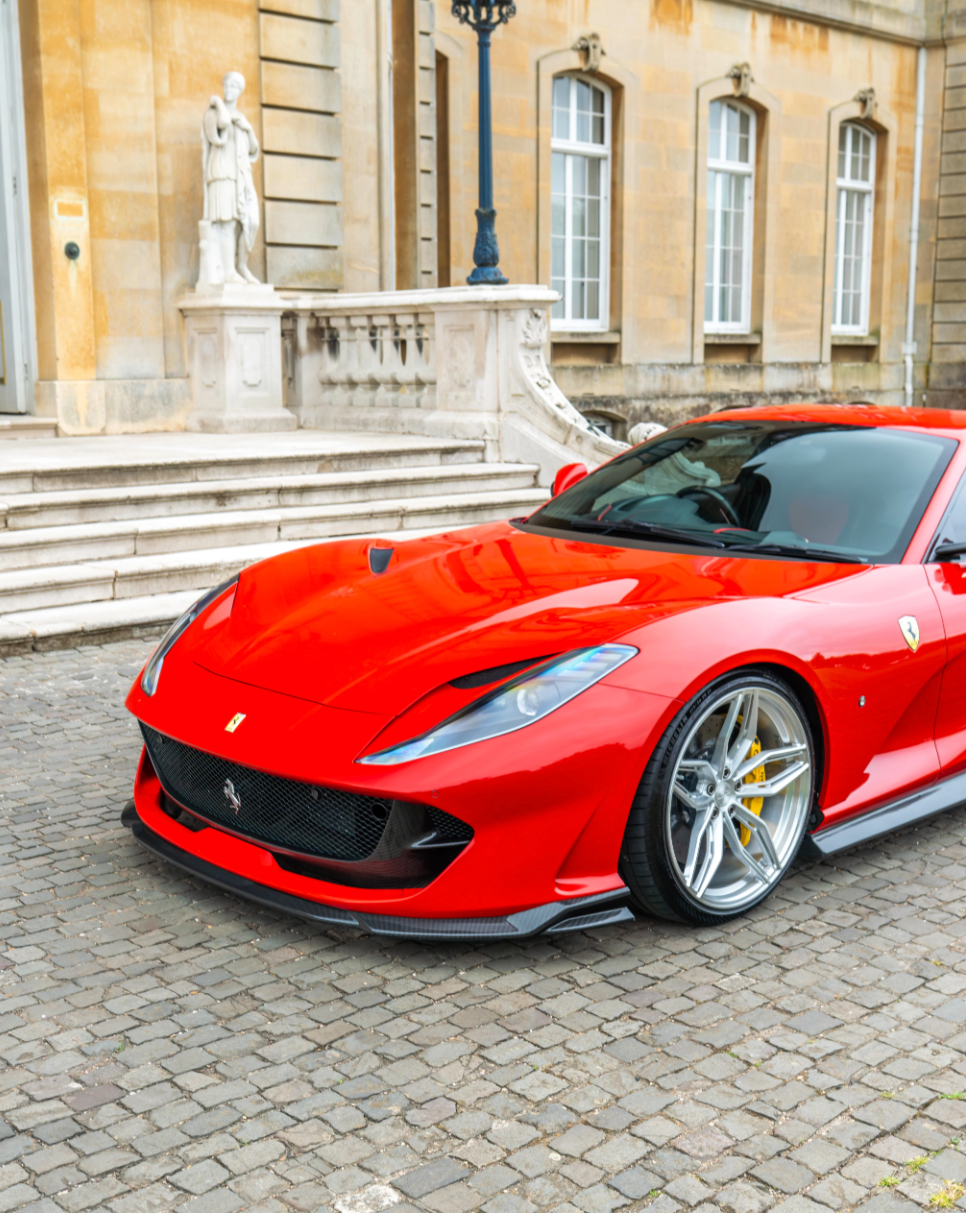 CT CARBON Ferrari 812 Superfast Carbon Fibre Front Splitter CT Design | SWISS HOMOLOGATION IN PROGRESS