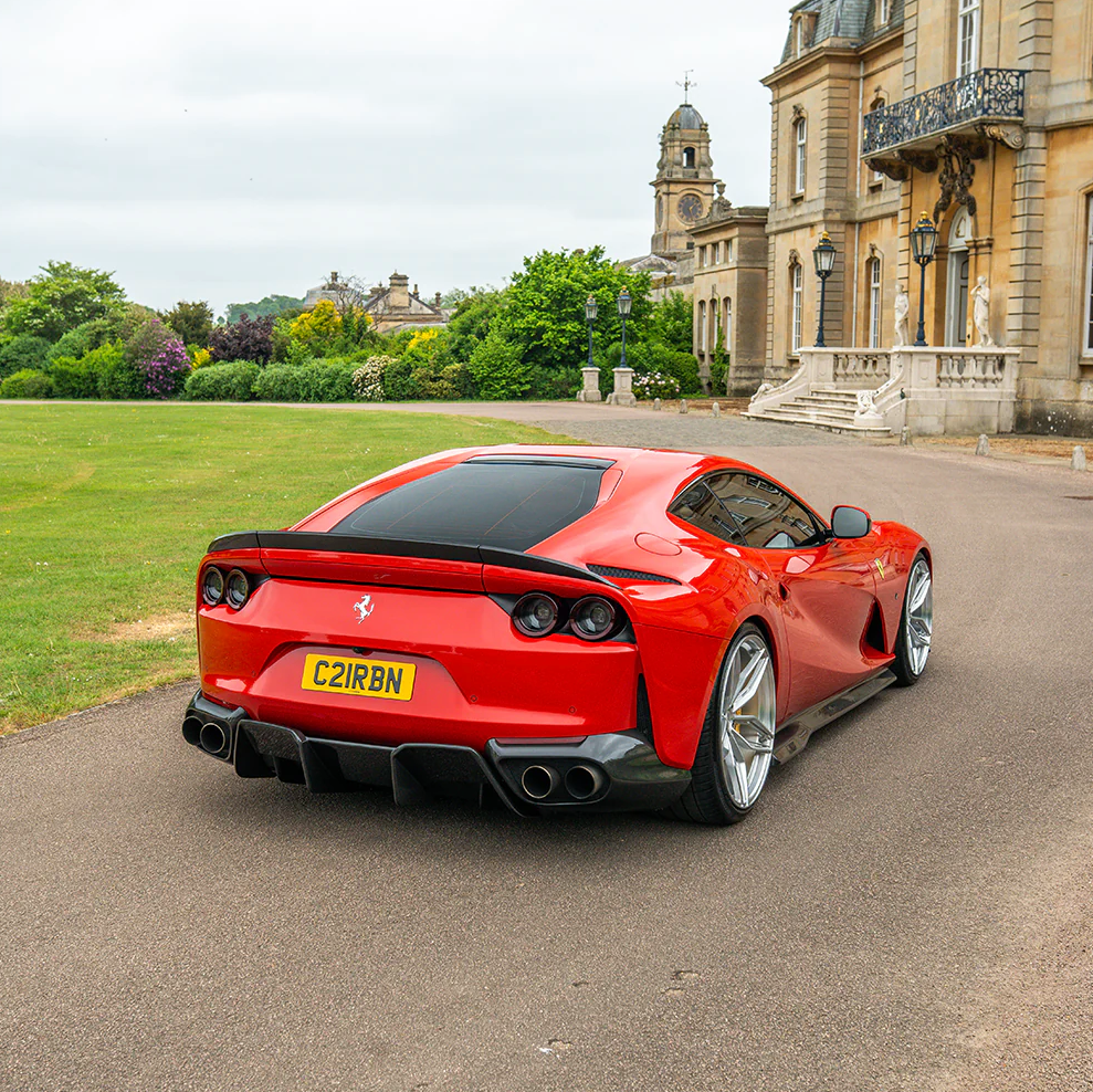 CT CARBON FERRARI 812 SUPERFAST CARBON FIBRE DIFFUSER - CT DESIGN | SWISS HOMOLOGATED