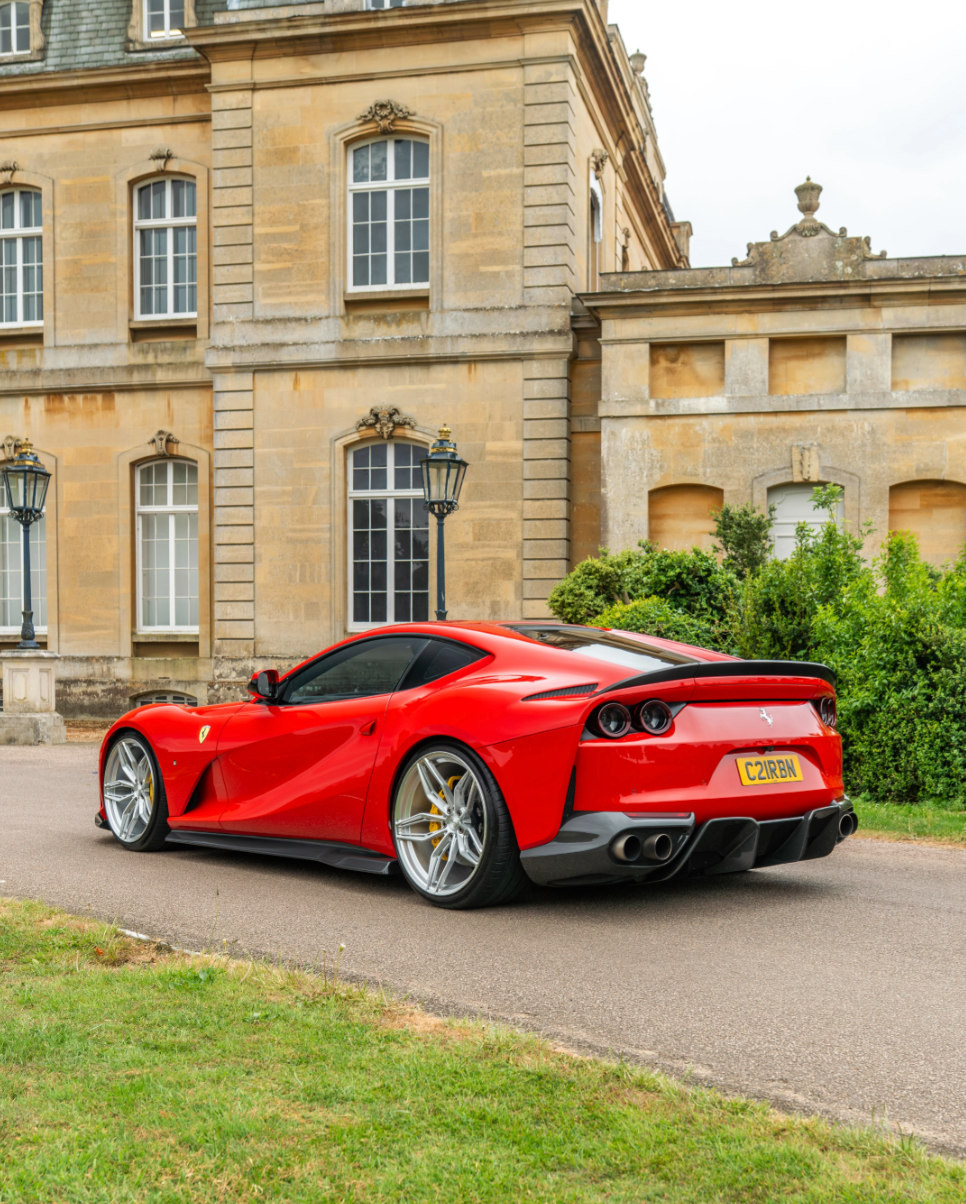 CT CARBON FERRARI 812 SUPERFAST CARBON FIBRE DIFFUSER - CT DESIGN | SWISS HOMOLOGATED