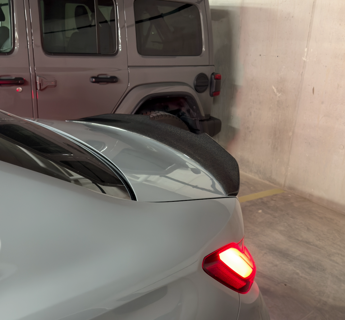 CT CARBON BMW M3/3 SERIES G80/G20 CARBON FIBRE SPOILER - PS STYLE | SWISS HOMOLOGATED
