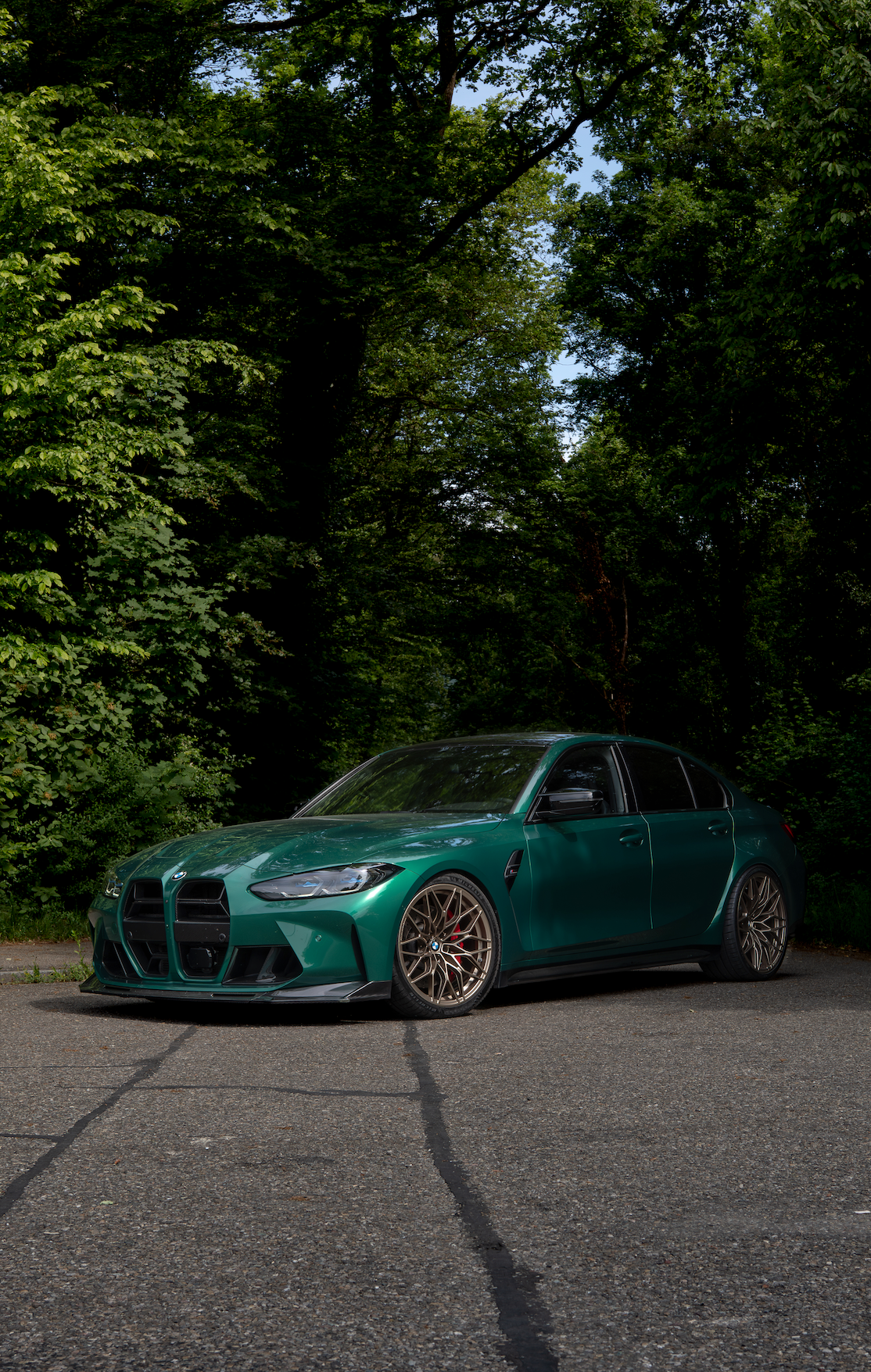 CT CARBON FRONT LIP BMW M3/M4 G8X - VS STYLE | SWISS HOMOLOGATED