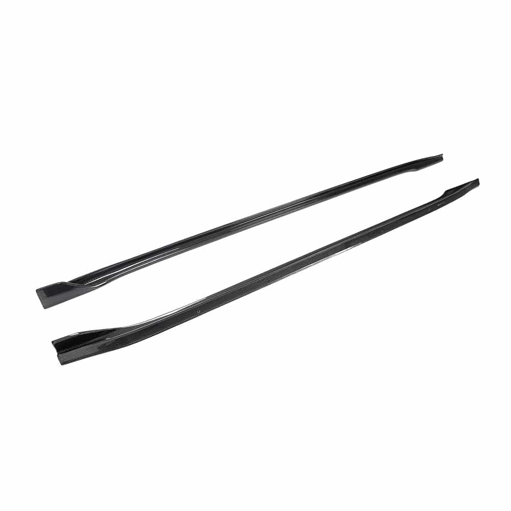 CT CARBON TESLA MODEL 3 2017-2023 CARBON FIBRE SIDE SKIRTS | SWISS HOMOLOGATED