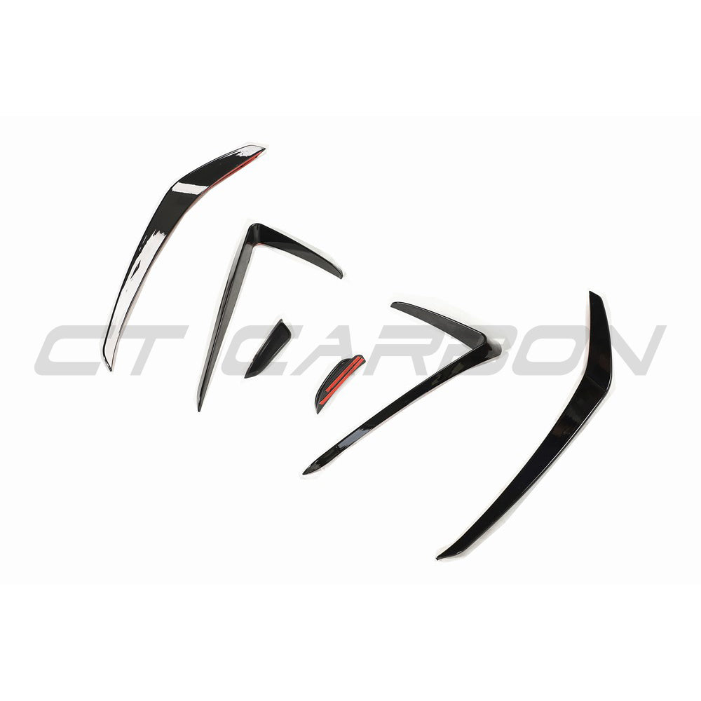 CT CARBON VOLKSWAGEN GOLF MK7.5 GTI FRONT BUMPER CANARDS | HOMOLOGATION IN PROCESS