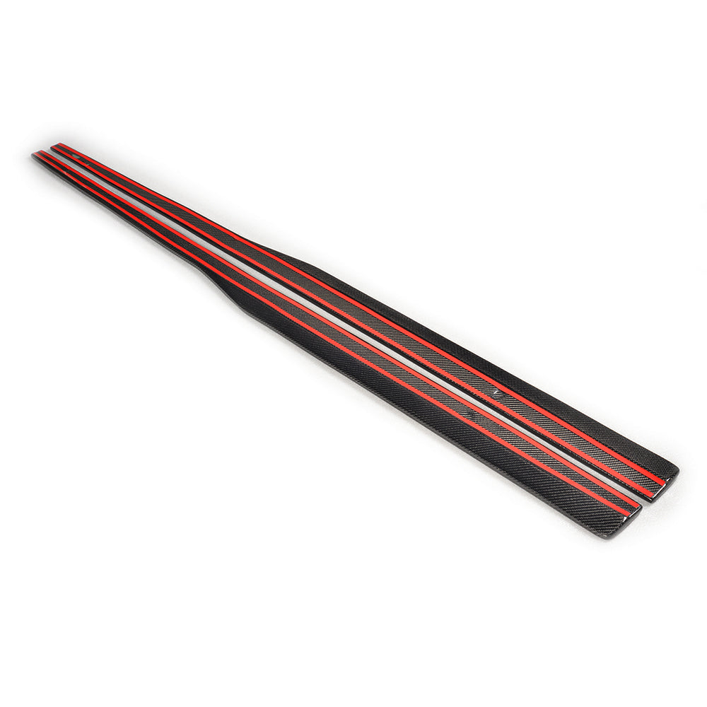 CT CARBON VW GOLF GTD/GTI MK7/7.5 2014-2020 CARBON FIBRE SIDE SKIRTS | SWISS HOMOLOGATED