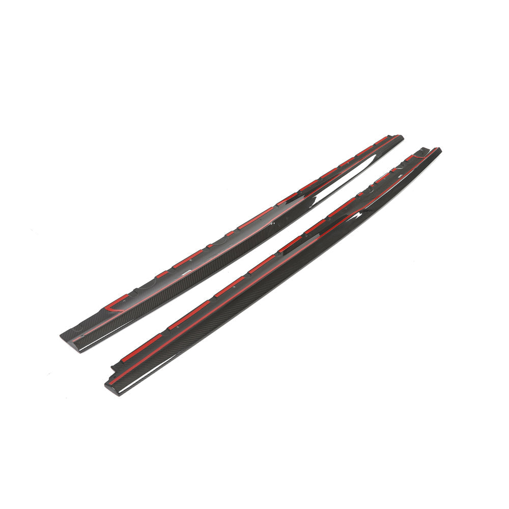 CT CARBON AUDI R8 V10 GEN 2.5 CARBON FIBRE SIDE SKIRTS - CT DESIGN | SWISS HOMOLOGATED