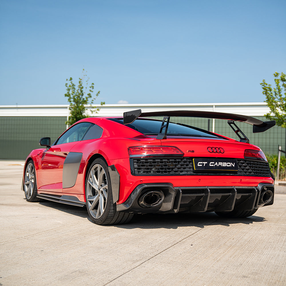 CT CARBON AUDI R8 V10 & V10+ GEN 2.5 CARBON FIBRE DIFFUSER - CT DESIGN | SWISS HOMOLOGATED