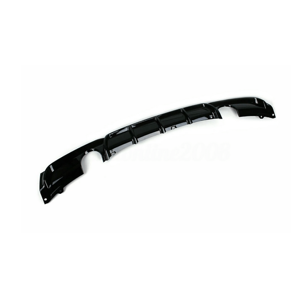 CT CARBON BMW 3 SERIES F30/F31 GLOSS BLACK DUAL EXHAUST DIFFUSER - MP STYLE | SWISS HOMOLOGATED