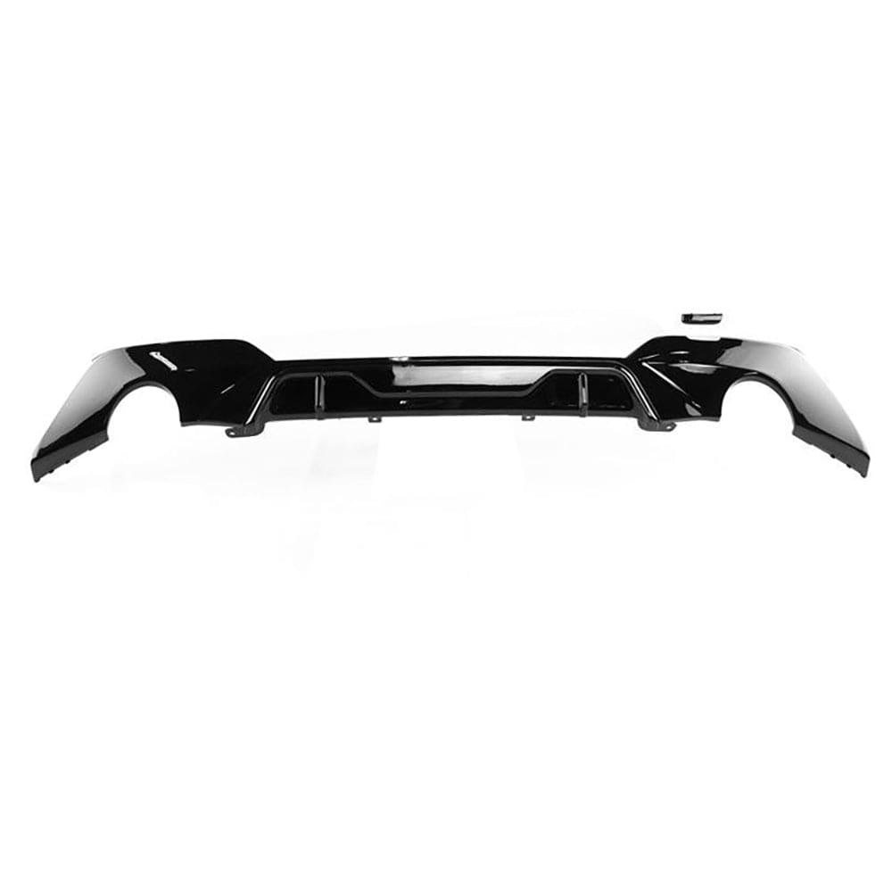 CT CARBON BMW G20/G21 3 SERIES 2019-2022 PRE LCI GLOSS BLACK ROUND EXHAUST DIFFUSER - MP STYLE | SWISS HOMOLOGATED