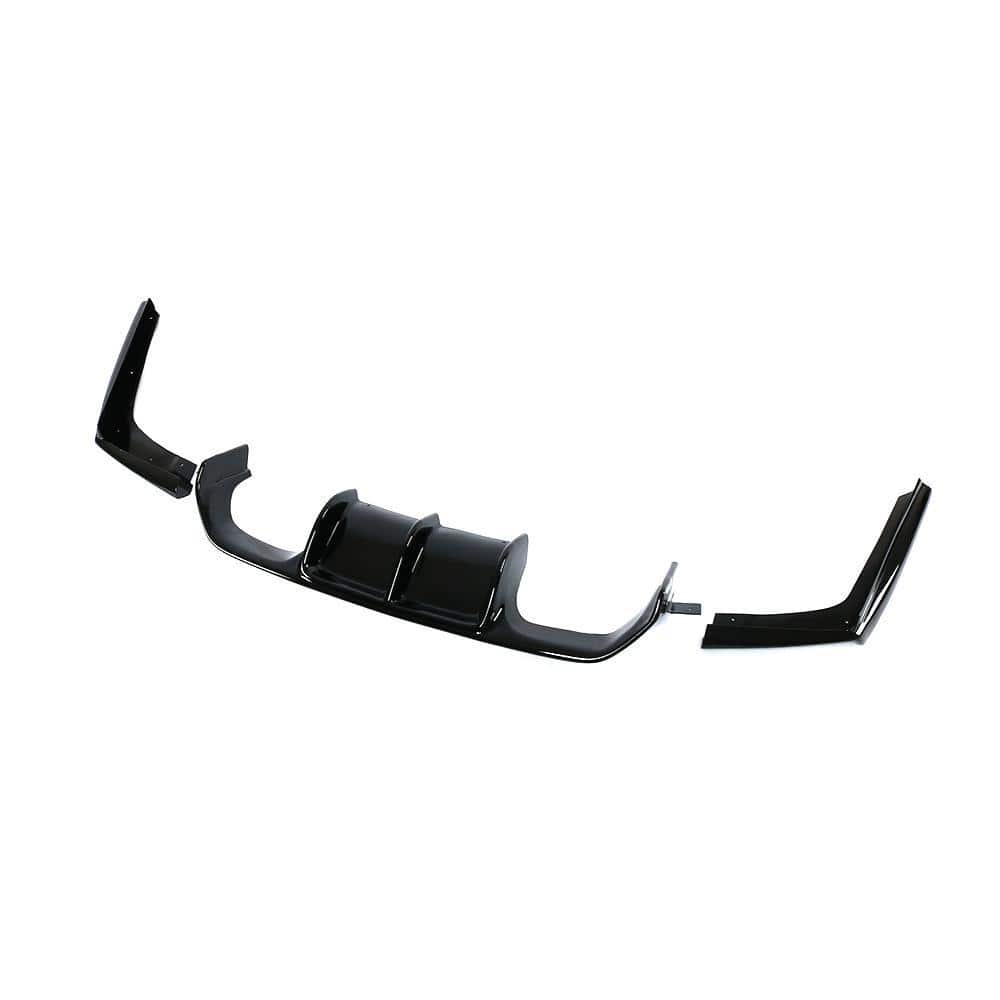 CT CARBON BMW M3/M4 (F80 F82 F83) GLOSS BLACK DIFFUSER - V STYLE | SWISS HOMOLOGATED