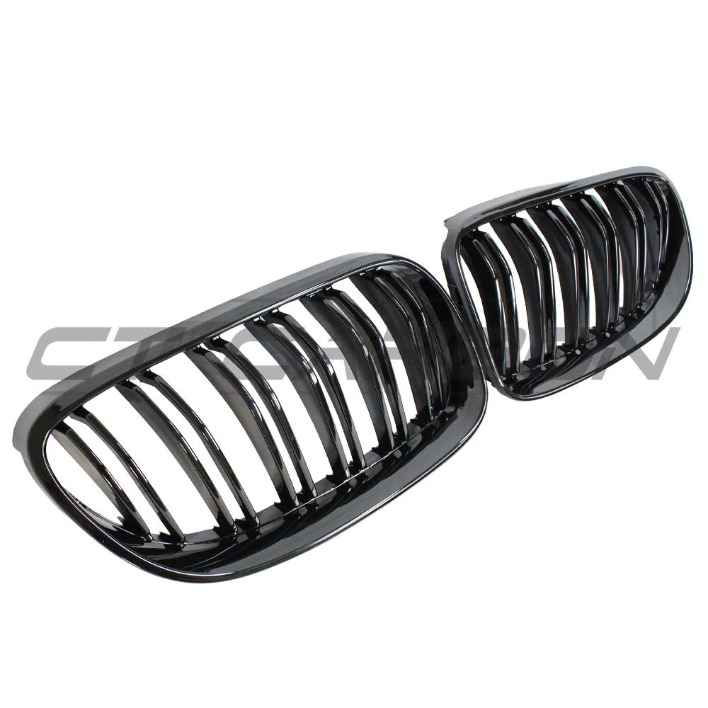 CT CARBON BMW E92 & E93 3 SERIES LCI DOUBLE SLAT BLACK GRILLES | HOMOLOGATION IN PROCESS