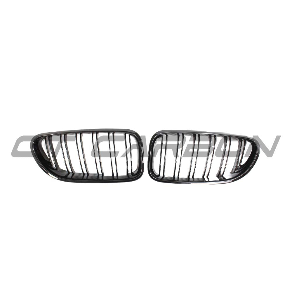 CT CARBON BMW 6 SERIES & F06 F12 F13 DOUBLE SLAT BLACK GRILLES | HOMOLOGATION IN PROCESS