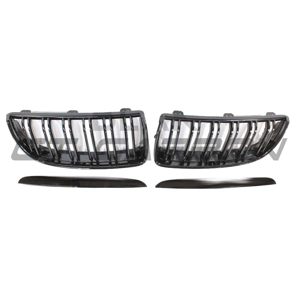 CT CARBON BMW E90 3 SERIES PRE-LCI DOUBLE SLAT BLACK GRILLES | HOMOLOGATION IN PROCESS