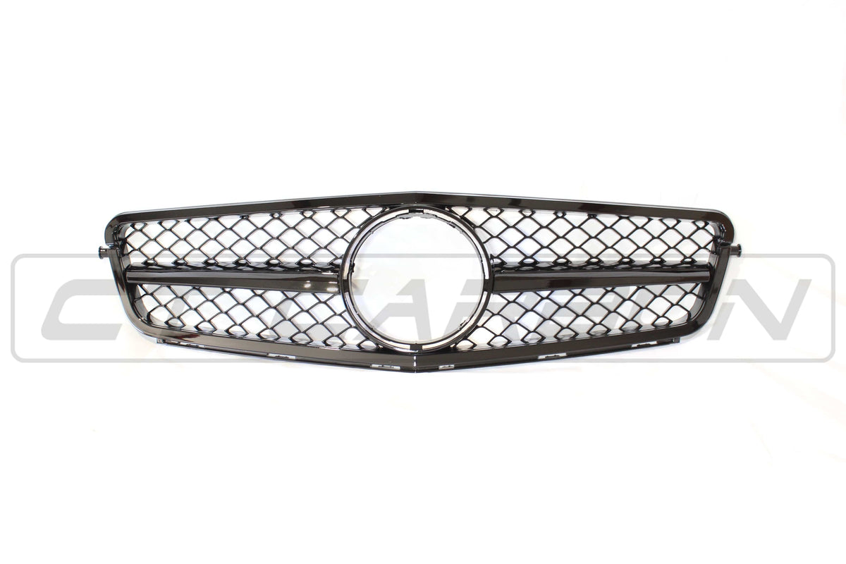 CT CARBON MERCEDES W204 C CLASS BLACK GRILLE | HOMOLOGATION IN PROCESS
