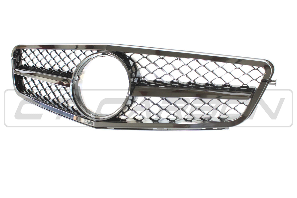CT CARBON MERCEDES W204 C CLASS BLACK GRILLE | HOMOLOGATION IN PROCESS