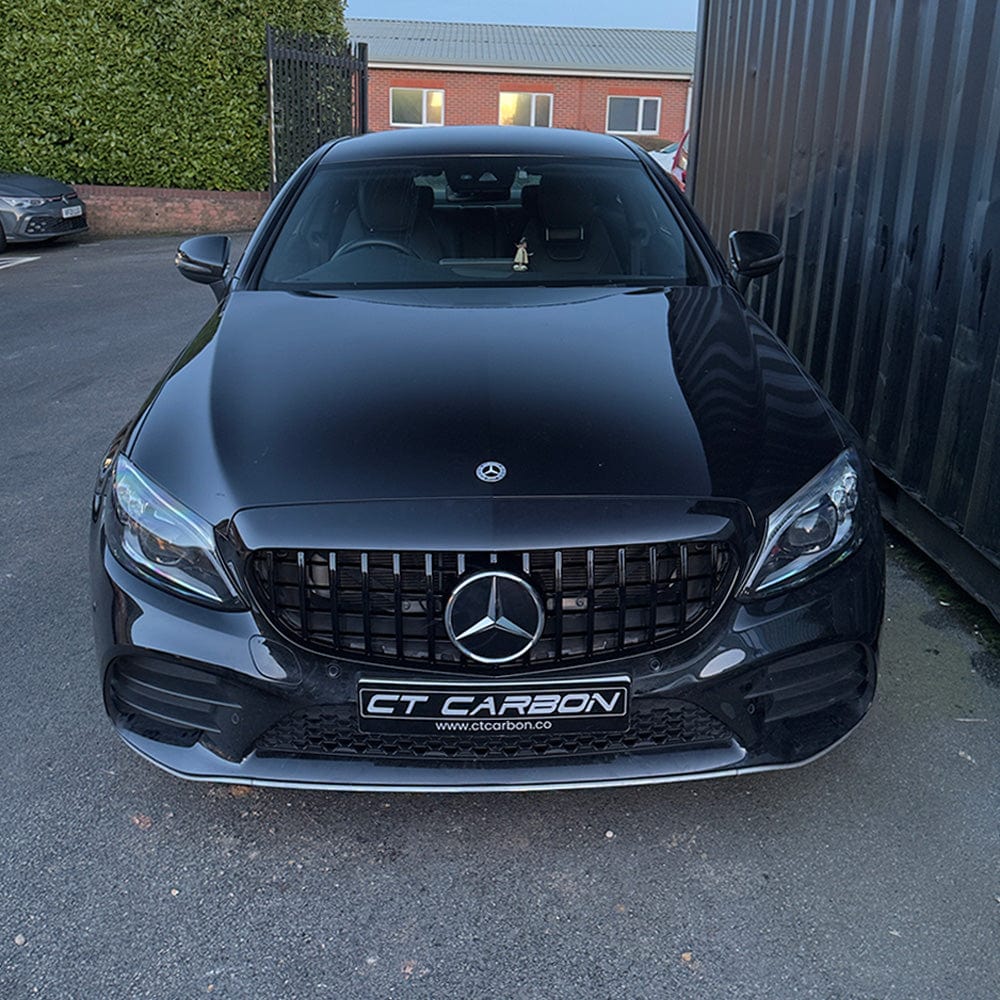 CT CARBON MERCEDES W205 C CLASS 2019+ AMG BLACK GRILLE (WITHOUT CAMERA) | HOMOLOGATION IN PROCESS
