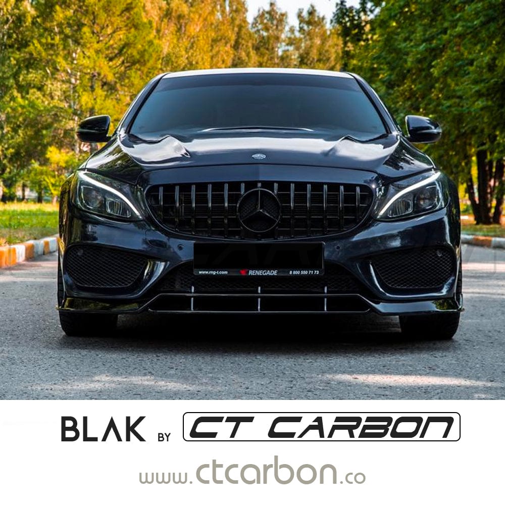CT CARBON MERCEDES W205 C CLASS 2019+ BLACK GRILLE (WITH CAMERA) | HOMOLOGATION IN PROCESS