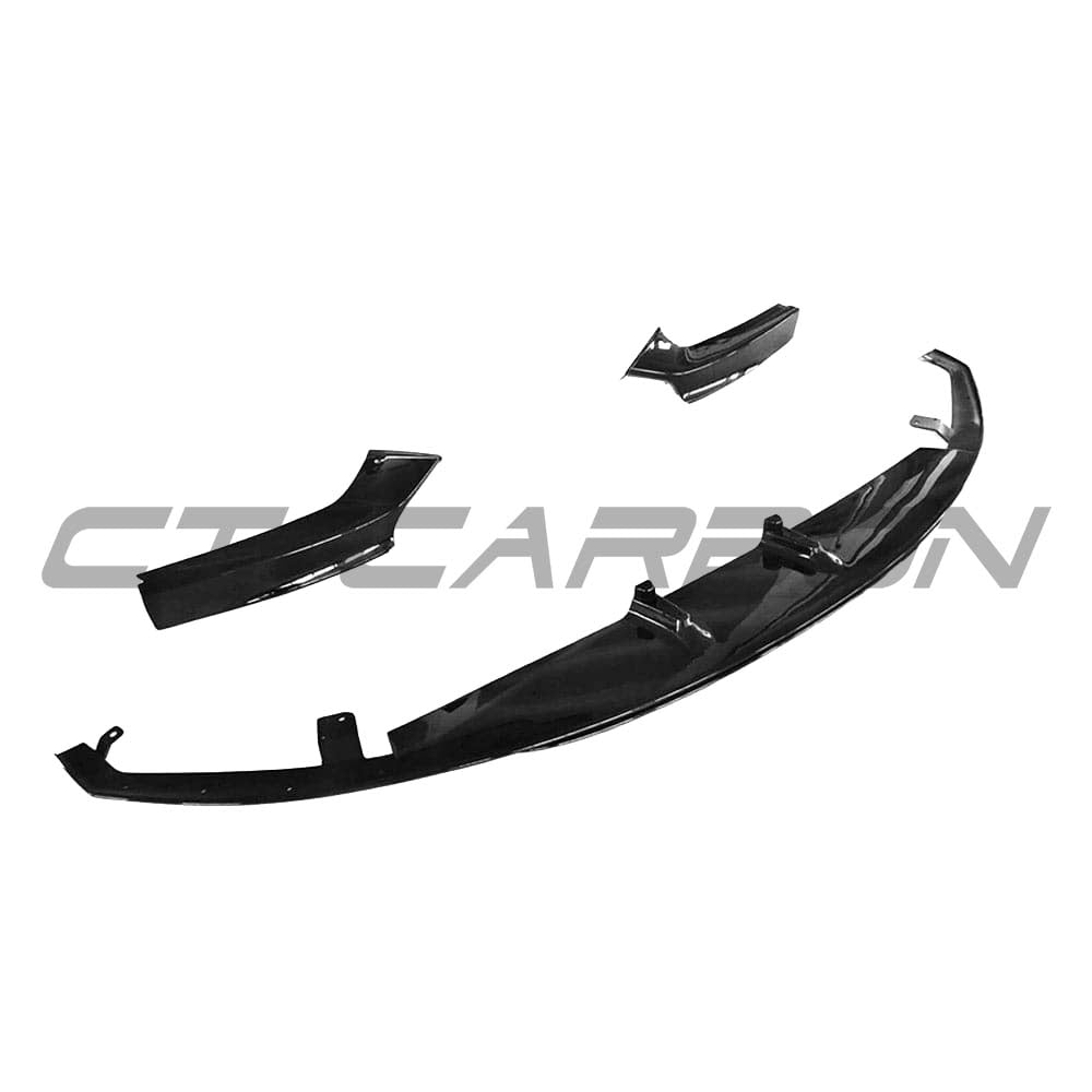 CT CARBON BMW 2 SERIES F22/F23 PRE LCI GLOSS BLACK SPLITTER | HOMOLOGATION IN PROCESS